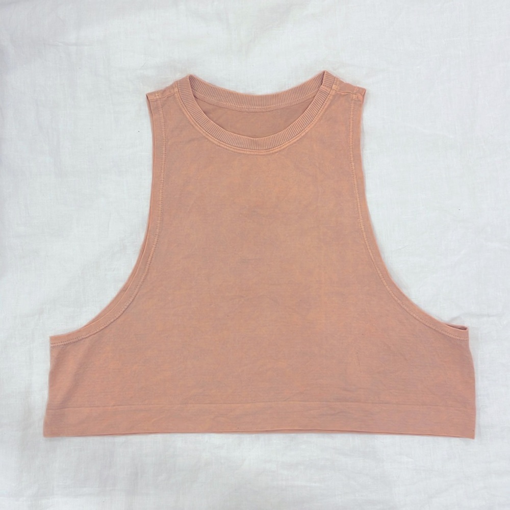 Cropped workout top